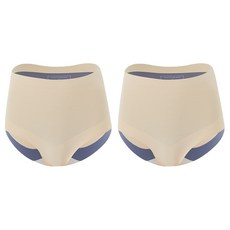 女性無痕基本款高腰塑身內褲 2件組