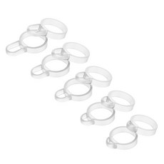 SPACE SHIELD 貼合支撐耳塞 5種 x 2入組, 索尼 LinkBuds SONY-LinkBuds WF-L900, 透明