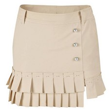 HALEY GOLF 女士珍珠鈕扣百褶褲裙 HU-WK1009