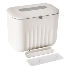 LivingPlante Kitchen Bin 廚房壁掛式垃圾桶 + 專用垃圾袋 100p 組, 白色