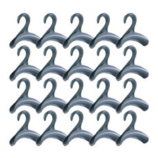 ABM 多用途拱形包包掛勾, 20個, 灰色