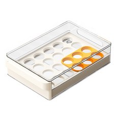 Gummika優質疊層式抽屜型雞蛋盒 24格, 白色