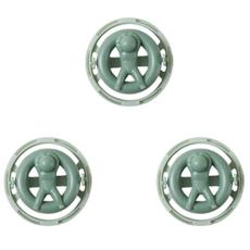 Aromates 上開式洗衣機棉絮過濾網球, 3個, 綠色