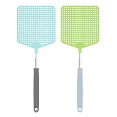 삼정크린마스터 삼정 5단 길이조절 스텐파리채 2p, 랜덤발송