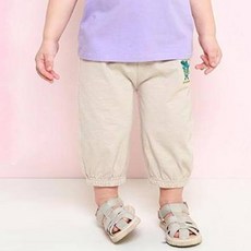 milkmile 童款New Alo Alo Crocker竹節棉束口褲