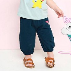 milkmile 兒童透氣New Aloalo鱷魚紋竹節棉束口褲