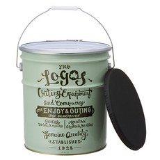 LOGOS 露營復古多功能籃子, 一層, 薄荷, 1個