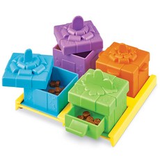 BrightKins 狗狗禮盒鼻子工作玩具 LER9366, 1組, 混色