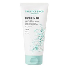 THE FACE SHOP 菲詩小舖 Herbday 365胺基酸蘆薈洗面乳, 170ml, 1個
