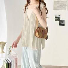 페이퍼먼츠 깊은 브이넥 루즈 조끼 22565