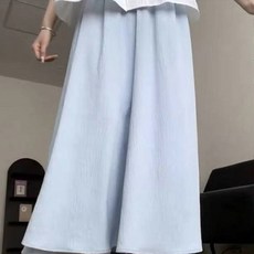 페이퍼먼츠 여성용 썸머 데일리 찰랑이는 9부 팬츠 22626