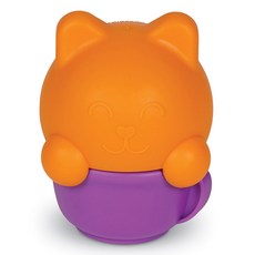 BrightKins 貓咪嗅聞茶杯益智玩具, 1個, 貓咪茶杯