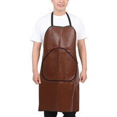 SF패션 방수 목걸이형 앞치마 sfav51m, 브라운, 1개