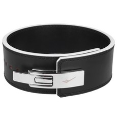 PRO-SPECS Elite Lever皮革健身舉重腰帶, 1個, 黑色