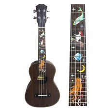Allode 吉他 烏克麗麗 指板貼紙 TYPE 06 烏克麗麗 66cm, 1個
