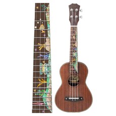 Allode 裝飾吉他指板貼紙 TYPE 03 烏克麗麗 58.4cm, 1個