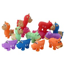 Kes.B Tenten字母配對動物園形狀配對 KBT2667, 混合顏色, 1個