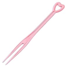 Korea Won彩色迷你頭髮叉 粉色, 1個, 500件