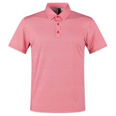 MASTER BEAR Lux Golf 男士 Ela-fit 色塊圖案短袖高爾夫衫 MS4M402