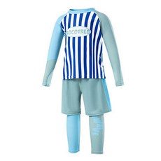 GOINGKIDS 兒童彩色線條防磨衣套組