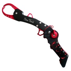 Sea Time 鋁製折疊握把魚夾 控魚器 BL018, 混合顏色