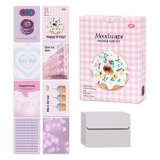 ICONIC Moodscape 留言卡 8款 x 3張 + 信封 24個 套組, 01, 1套