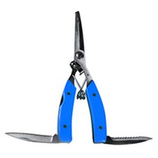 Sea Time 釣魚PE線鉛錘剪 IM鋸齒刀多功能鉗, 1個, 隨機出貨