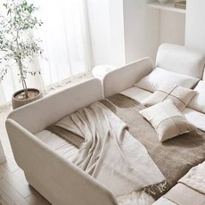 리바트 온드 침대 패브릭 사이드가드, 오션리지그레이샌드