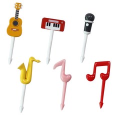 B Home Baking 樂器便當叉 6入, 1套