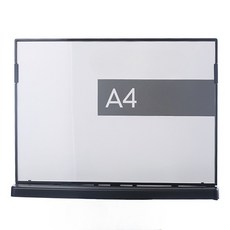 팜파스 T자형 가로 모던아크릴 꽂이 01 블랙, 1개