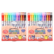 Sanrio 三麗鷗 不乾記號筆12色, 混色, 2個