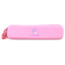 三麗鷗角色矽膠鉛筆盒, 1個, 美樂蒂