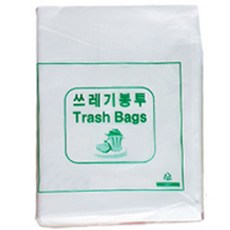 Clean Mate 平口塑膠袋 白色, 50個, 110L