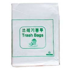 Clean Mate Clean Goods 平口塑膠袋 白色, 100個, 60L