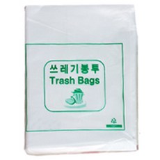 Clean Mate 平面塑膠袋 白色, 100個, 40L