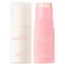 MERYTHOD 閃耀極光打亮膏, 01 Shimmer+02 Beam, 1組