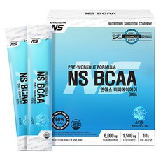 NUTRITION SOLUTION NS BCAA支鏈胺基酸補充粉 蘇打口味 30條入, 1個, 300g