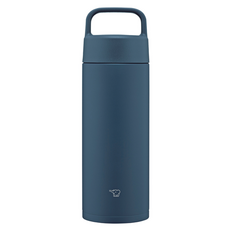 ZOJIRUSHI 象印 不鏽鋼一體式中栓吊環真空保溫杯, 海軍藍, 500ml, 1個