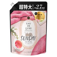 Lenor 蘭諾 日本原裝進口 EAU DE LUXE 衣物柔軟精 週日慵懶早晨補充包, 1.01L, 1袋