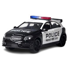 MOTOR MAX 1:43 梅賽德斯-賓士 A45 AMG 警用巡邏車 慣性車 79486, 混合色, 1個