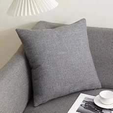 홈플로우 무지 컬러 린넨 쿠션 커버