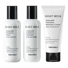 TONYMOLY 山羊乳保濕3件組 含山羊奶提取物, 1組