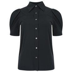 FERRA US 女款細褶泡泡袖彈性高爾夫衫 ATM44R5141