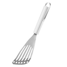 GENIAL 天鵝鍋鏟 中, 1個, 不鏽鋼霧面白色