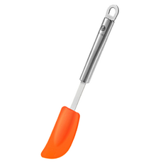 제니얼 일루쏘 실리콘 깔끔이주걱, 유광 실버, 1개