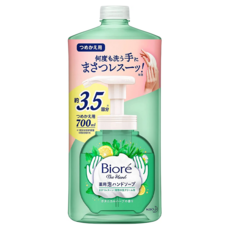 Biore 蜜妮 The Hand 綿密泡沫洗手乳補充瓶 草本香, 700ml, 1瓶