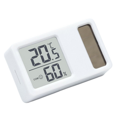 Forever Bin車用桌上型室內溫濕度濕度計, 1個, 白色