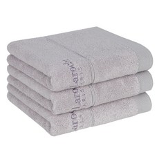 기라로쉬 솔리드 뱀부 세면타올 190g 죽사, 그레이, 3개