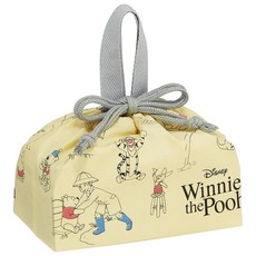 Skater KB7 便當袋 小熊維尼 檸檬, 1個