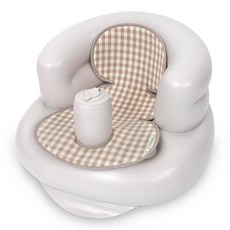 Manito 嬰兒柔軟座椅四季通用內墊, 混色格紋水洗摩卡, 1個